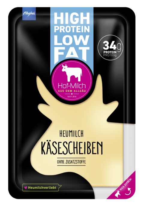 High Protein Käsescheiben Heumilch g.t.s 100g